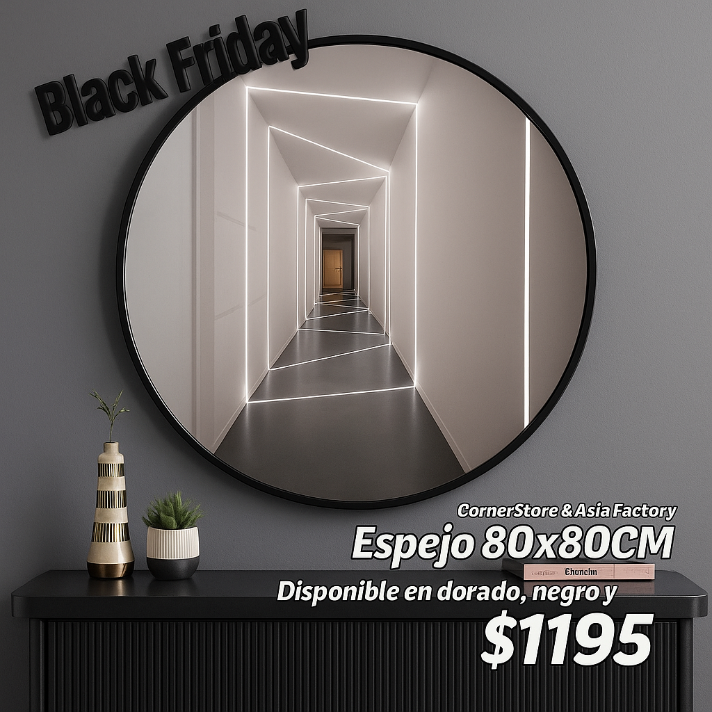 Espejo Moderno 80×80CM